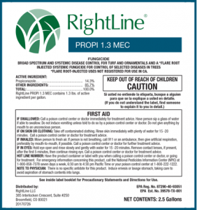 rightline llc propi 1.3 mec label