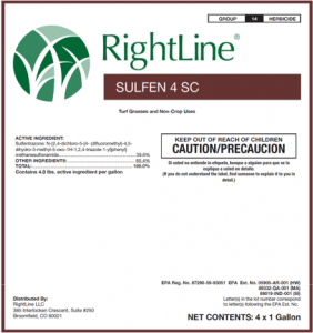 rightline llc sulfen 4 sc